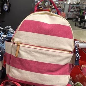 Tommy Hilfiger Classic Stripe Backpack Woven Rugby